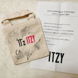 イッチ(ITZY)のITZY サイン入り トートバッグ 当選品 グッズ JAPAN(K-POP/アジア)