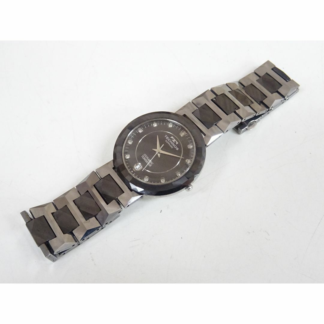TECHNOS(テクノス)のM水034 / TECHNOS テクノス 腕時計 クォーツ デイト  メンズの時計(腕時計(アナログ))の商品写真