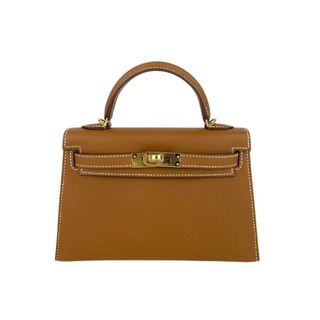 エルメス(Hermes)の新品未使用 HERMES エルメス Mini kelly ミニケリー Gold ゴールド GHW ゴールド金具 Epsom エプソン B刻 レディースバッグ ショルダーバッグ 2WAYバッグ(ショルダーバッグ)