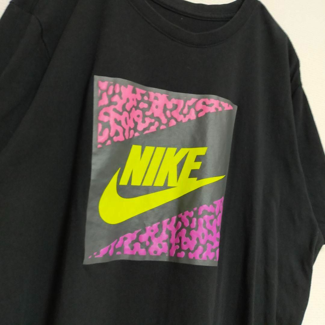 NIKE(ナイキ)のナイキ NIKE プリント Tシャツ ロゴT ブラック メンズ レディース L メンズのトップス(Tシャツ/カットソー(半袖/袖なし))の商品写真