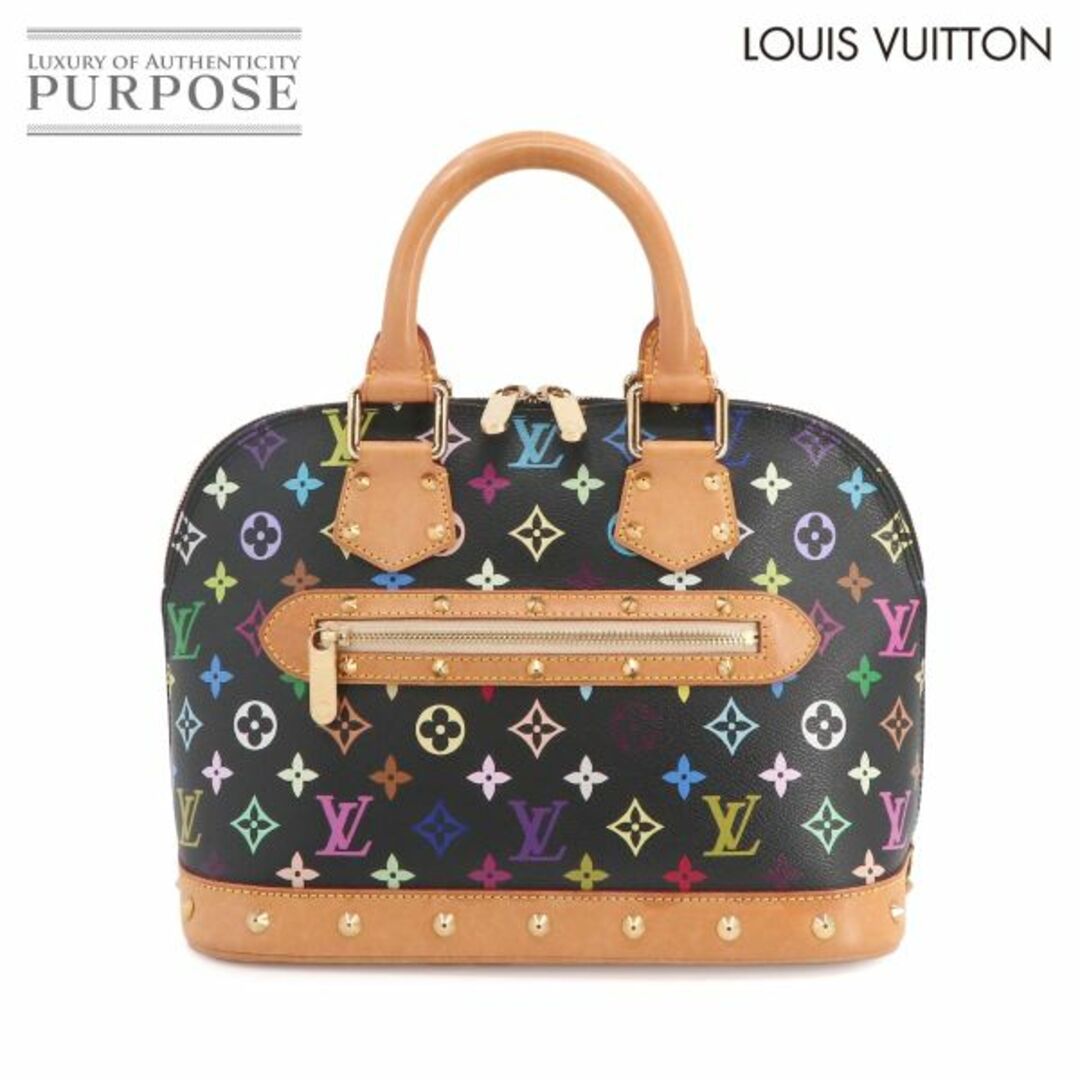 LOUIS VUITTON(ルイヴィトン)のルイ ヴィトン LOUIS VUITTON モノグラム マルチカラー アルマ ハンド バッグ ノワール M92646 ゴールド 金具 VLP 90230516 レディースのバッグ(ハンドバッグ)の商品写真