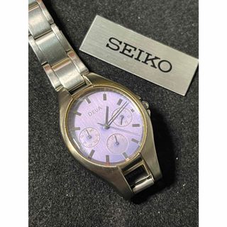 セイコー(SEIKO)の★ SEIKO アルバ DEUA パープル盤面 レディース 腕時計★保管品(腕時計)