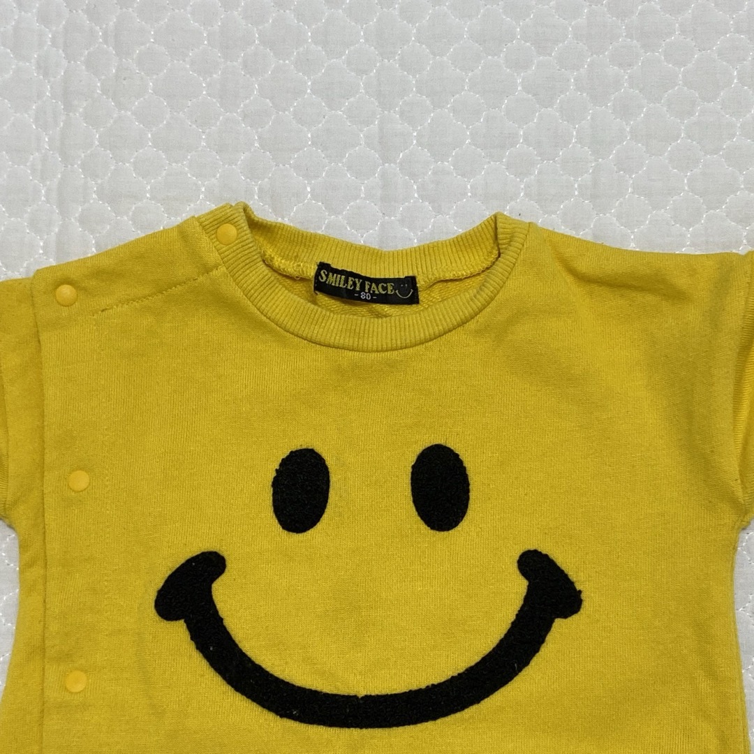Smile ロンパース キッズ/ベビー/マタニティのベビー服(~85cm)(ロンパース)の商品写真