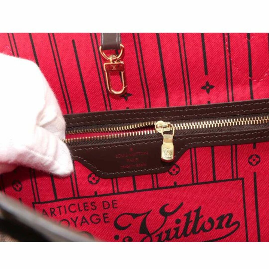 LOUIS VUITTON(ルイヴィトン)のルイ ヴィトン LOUIS VUITTON ダミエ ネヴァーフル MM トート バッグ エベヌ スリーズ N51105 ブラウン VLP 90230594 レディースのバッグ(トートバッグ)の商品写真