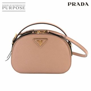 プラダ(PRADA)の未使用 展示品 プラダ PRADA オデット 2way ハンド ショルダー バッグ サフィアーノ レザー チプリア ピンクベージュ 1BH123 VLP 90230600(ハンドバッグ)