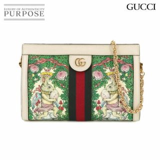 グッチ(Gucci)の新品同様 グッチ GUCCI オフィディア ヒグチユウコ チェーン ショルダー バッグ PVC レザー マルチカラー 503877 日本限定 VLP 90231353(ショルダーバッグ)