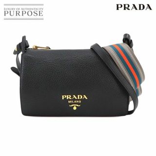 PRADA - 新品同様 プラダ PRADA ショルダー バッグ レザー ネロ ゴールド 金具 1BH031 VLP 90231369