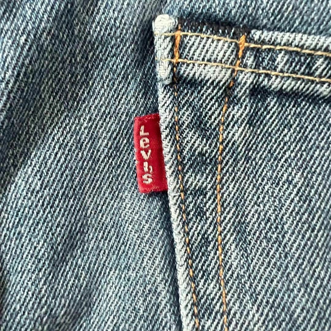 Levi's(リーバイス)のリーバイス 501 ブルー 色落ち デニム w36 L34 革パッチ 古着 メンズのパンツ(デニム/ジーンズ)の商品写真