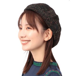 TITICACA 新品未使用　ベレー帽　ツイード　帽子　チチカカ　フリーサイズ