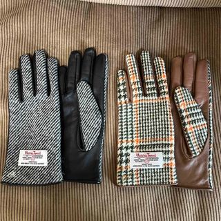 ハリスツイード(Harris Tweed)のharris tweed 手袋グローブ　レディース　セット売り(手袋)