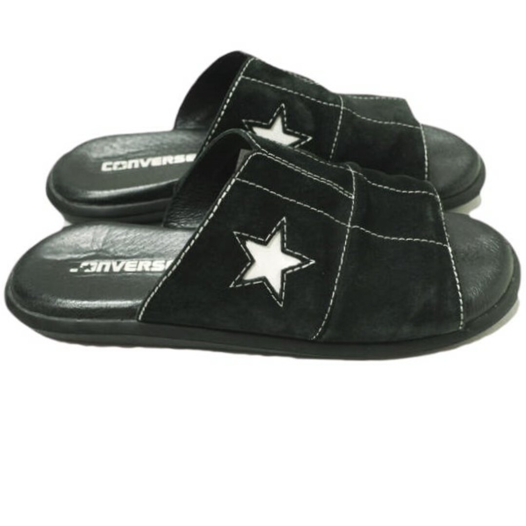 CONVERSE(コンバース)のCONVERSE ADDICT コンバースアディクト ONE STAR SANDAL ワンスターサンダル 35200130 US5.5(24cm) BLACK スエード シューズ【中古】【CONVERSE ADDICT】 レディースの靴/シューズ(サンダル)の商品写真