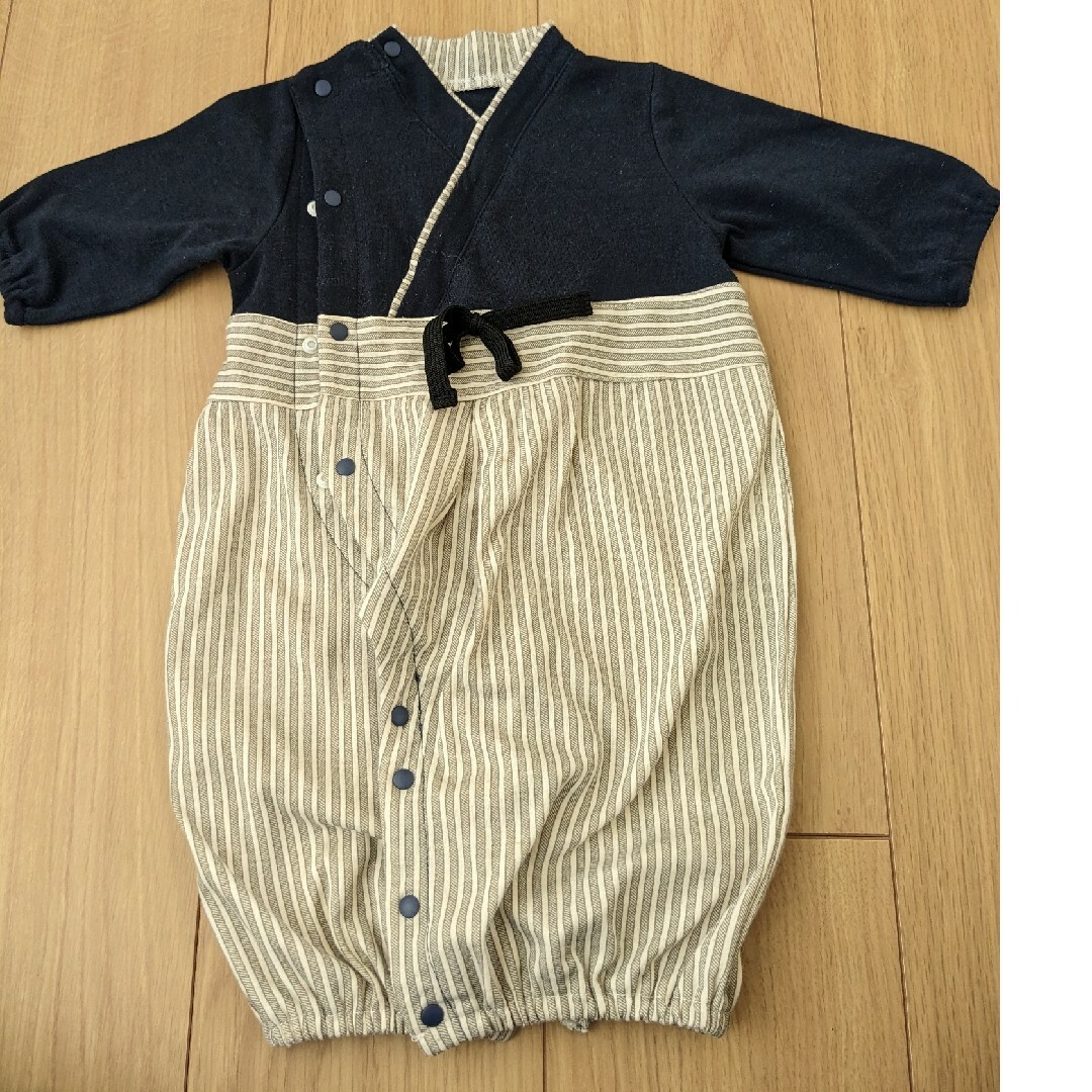 50-70サイズ袴ロンパース キッズ/ベビー/マタニティのベビー服(~85cm)(ロンパース)の商品写真
