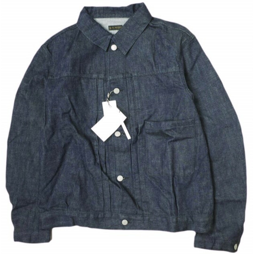 Scye(サイ)のSCYE BASICS x LOFTMAN サイベーシックス ロフトマン 別注 日本製 1st Denim Jacket フレンチワーク デニムジャケット 5118-63389 L Indigo Gジャン アウター【新古品】【中古】【SCYE BASICS × LOFTMAN】 メンズのジャケット/アウター(Gジャン/デニムジャケット)の商品写真