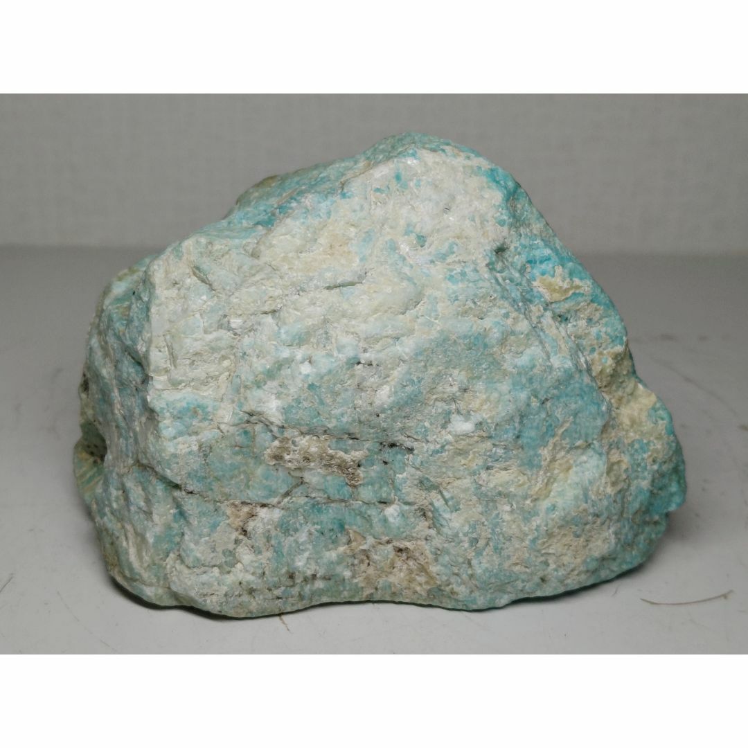 アマゾナイト① 1.1kg 孔雀石 紋石 鑑賞石 原石 自然石 鉱物 鉱石 水石
