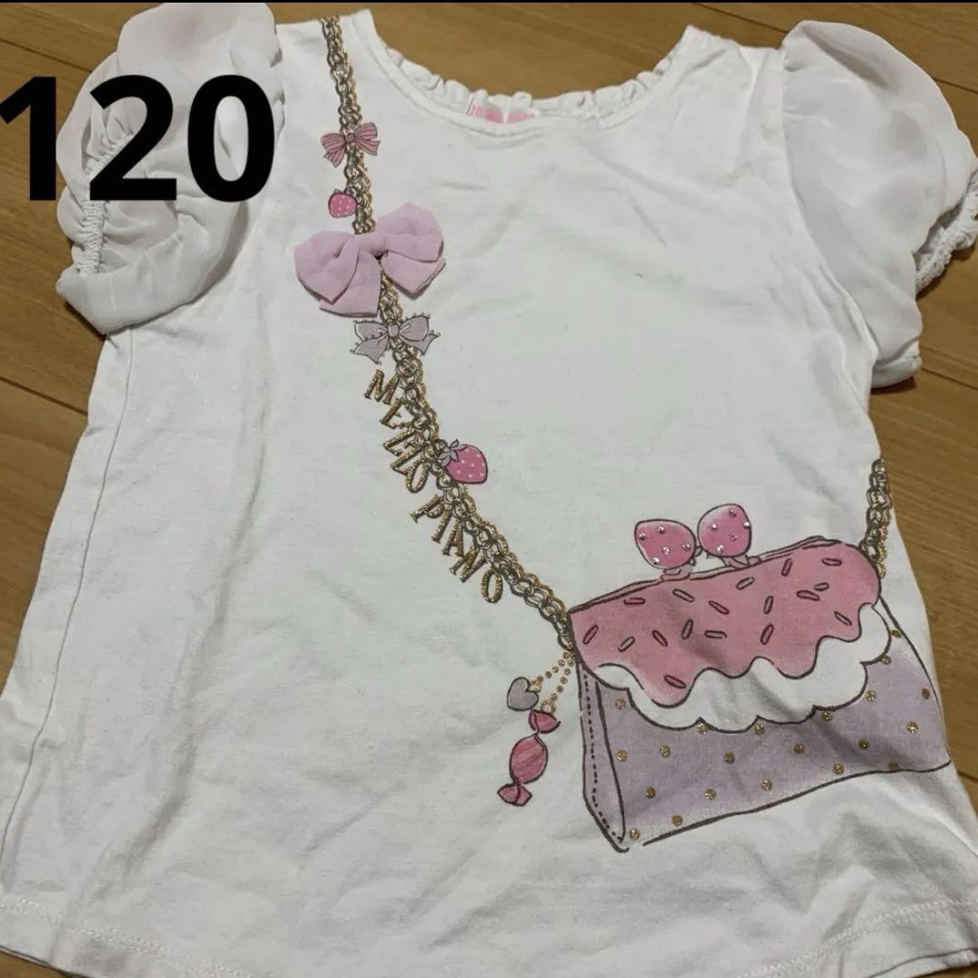 mezzo piano(メゾピアノ)のメゾピアノ　Tシャツ キッズ/ベビー/マタニティのキッズ服女の子用(90cm~)(Tシャツ/カットソー)の商品写真