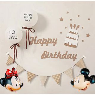 ディズニー(Disney)のミッキーミニー　バルーン　ビッグ　風船　バースデー　お誕生日　飾り　ディズニー(その他)