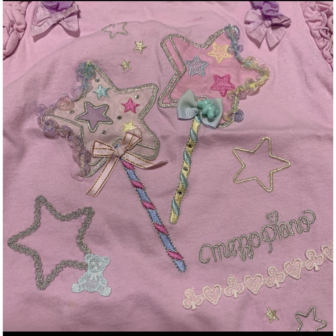 mezzo piano(メゾピアノ)のメゾピアノ　タンクトップ キッズ/ベビー/マタニティのキッズ服女の子用(90cm~)(Tシャツ/カットソー)の商品写真