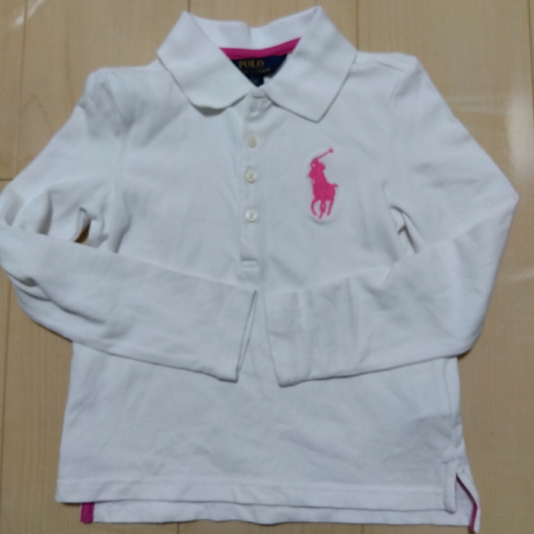 Ralph Lauren(ラルフローレン)のラルフローレン　長袖ポロ120 キッズ/ベビー/マタニティのキッズ服女の子用(90cm~)(Tシャツ/カットソー)の商品写真