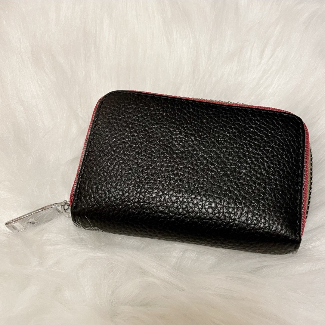 【新品】カードケース じゃばら軽量 大容量 スキミング 磁気防止 牛本革 レディースのファッション小物(財布)の商品写真