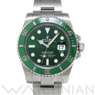 ロレックス(ROLEX)の中古 ロレックス ROLEX 116610LV ランダムシリアル グリーン メンズ 腕時計(腕時計(アナログ))