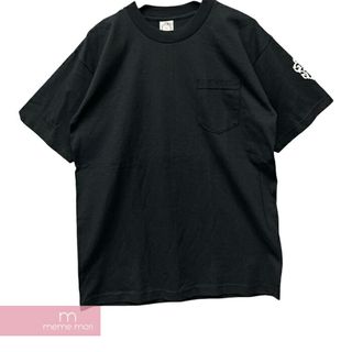 クロムハーツ(Chrome Hearts)のCHROME HEARTS Old Dagger Tee クロムハーツ オールドダガーTシャツ 半袖カットソー 初期Tシャツ 胸ポケット 袖プリント ブラック サイズL 【240420】【新古品】【me04】(Tシャツ/カットソー(半袖/袖なし))