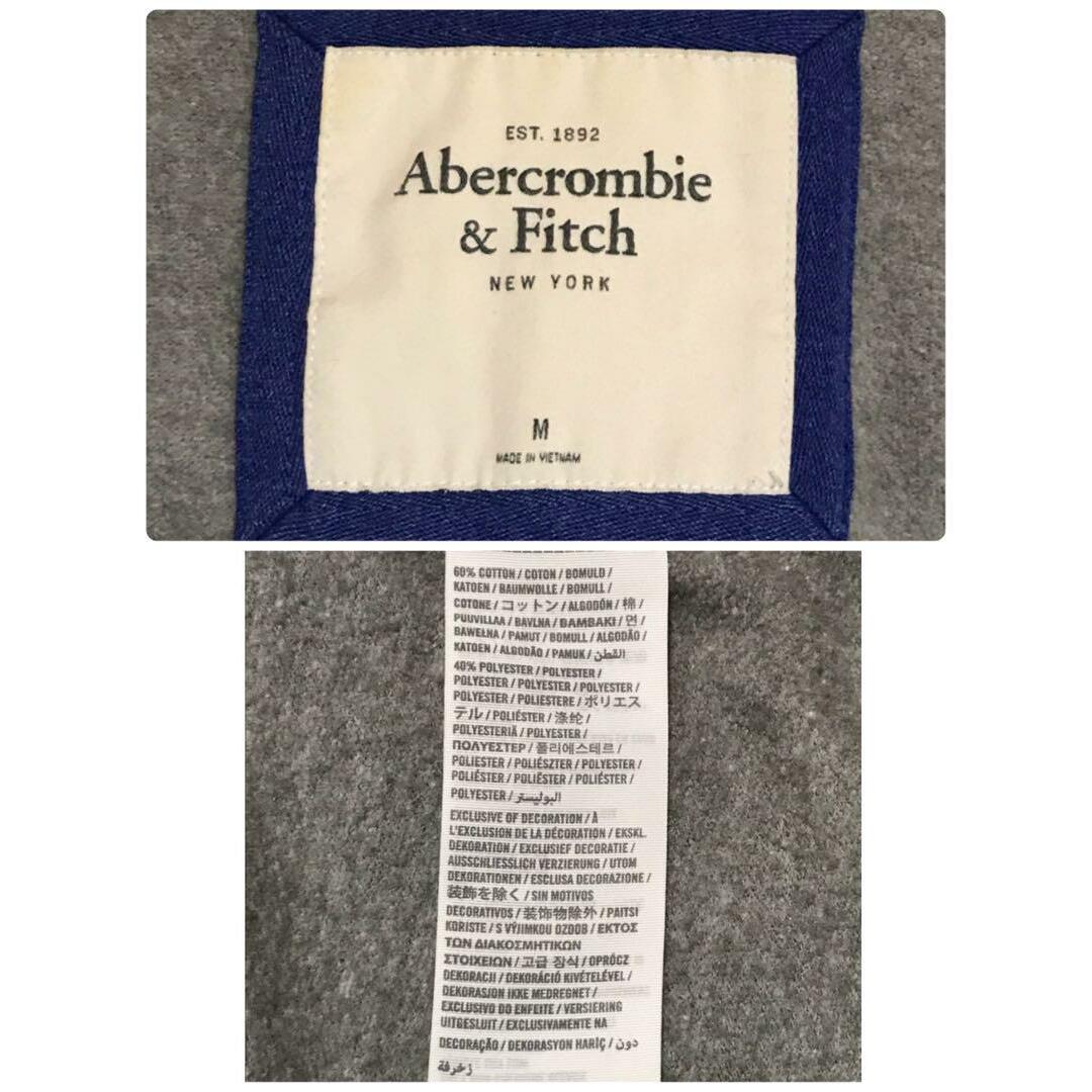 Abercrombie&Fitch(アバクロンビーアンドフィッチ)の【裏起毛】アバクロンビー＆フィッチ　ワッフルロゴ入りジップパーカー　C394 レディースのトップス(パーカー)の商品写真