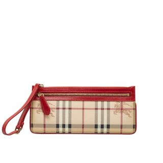 バーバリー(BURBERRY)のバーバリー ノバチェック シャドーホース ポーチ PVC レディース BURBERRY 【1-0120418】(ポーチ)