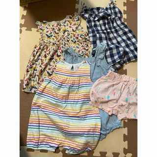 gap 18-24m 女の子　ワンピース　カバーオール