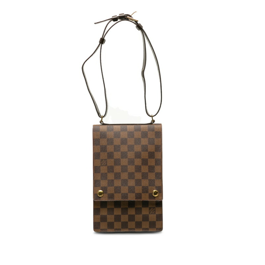 LOUIS VUITTON(ルイヴィトン)のルイ ヴィトン ダミエ エベヌ 斜め掛け ショルダーバッグ N45271 PVC レディース LOUIS VUITTON 【222-38495】 レディースのバッグ(ショルダーバッグ)の商品写真