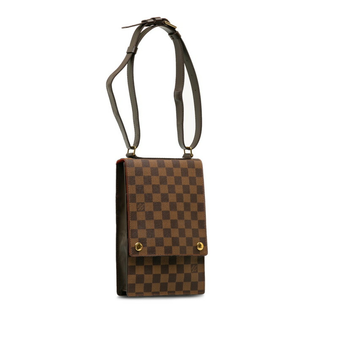 LOUIS VUITTON(ルイヴィトン)のルイ ヴィトン ダミエ エベヌ 斜め掛け ショルダーバッグ N45271 PVC レディース LOUIS VUITTON 【222-38495】 レディースのバッグ(ショルダーバッグ)の商品写真