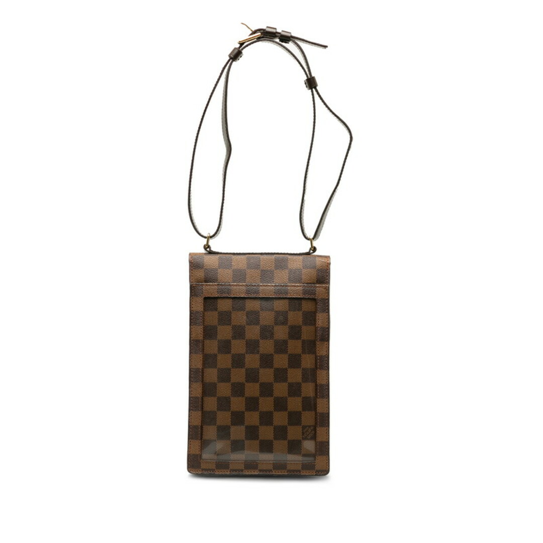 LOUIS VUITTON(ルイヴィトン)のルイ ヴィトン ダミエ エベヌ 斜め掛け ショルダーバッグ N45271 PVC レディース LOUIS VUITTON 【222-38495】 レディースのバッグ(ショルダーバッグ)の商品写真