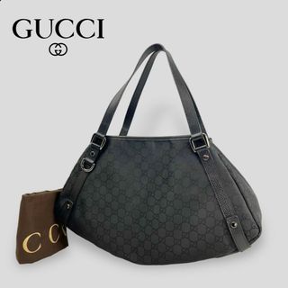 グッチ(Gucci)のほぼ未使用■グッチ■アビーライン GGナイロン セミショルダートートハンドバッグ(ショルダーバッグ)