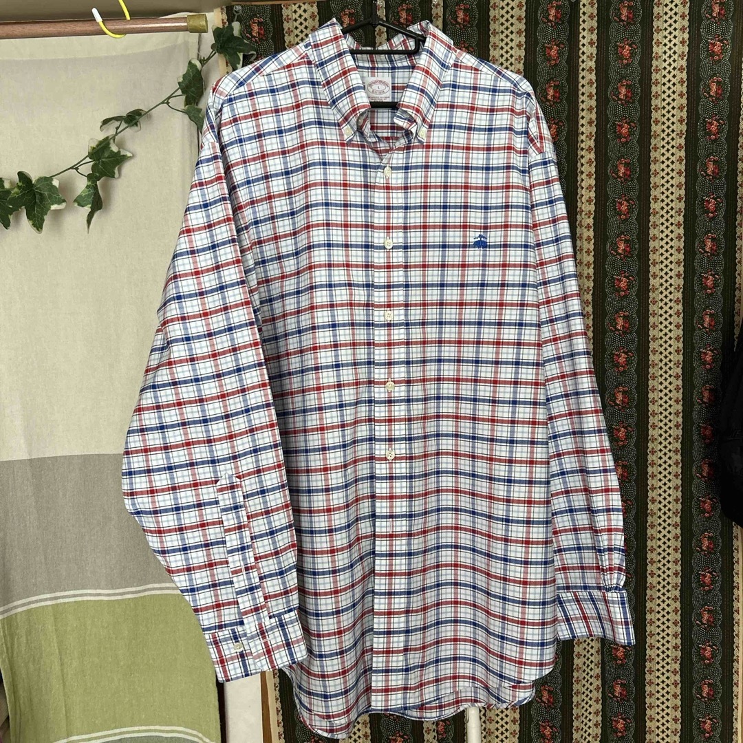 Brooks Brothers(ブルックスブラザース)のブルックスブラザースボタンダウンシャツ メンズのトップス(Tシャツ/カットソー(七分/長袖))の商品写真