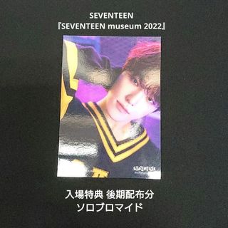 セブンティーン(SEVENTEEN)のSEVENTEEN museum 2022 入場特典 ソロブロマイド(アイドルグッズ)