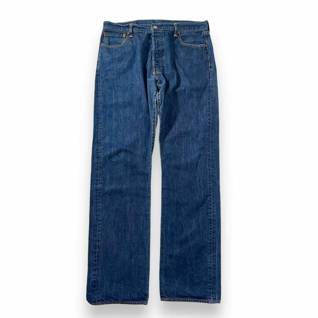 Levi's(リーバイス)の濃紺 美品 リーバイス 501 デニム w36 L36 デニム 革パッチ メンズのパンツ(デニム/ジーンズ)の商品写真