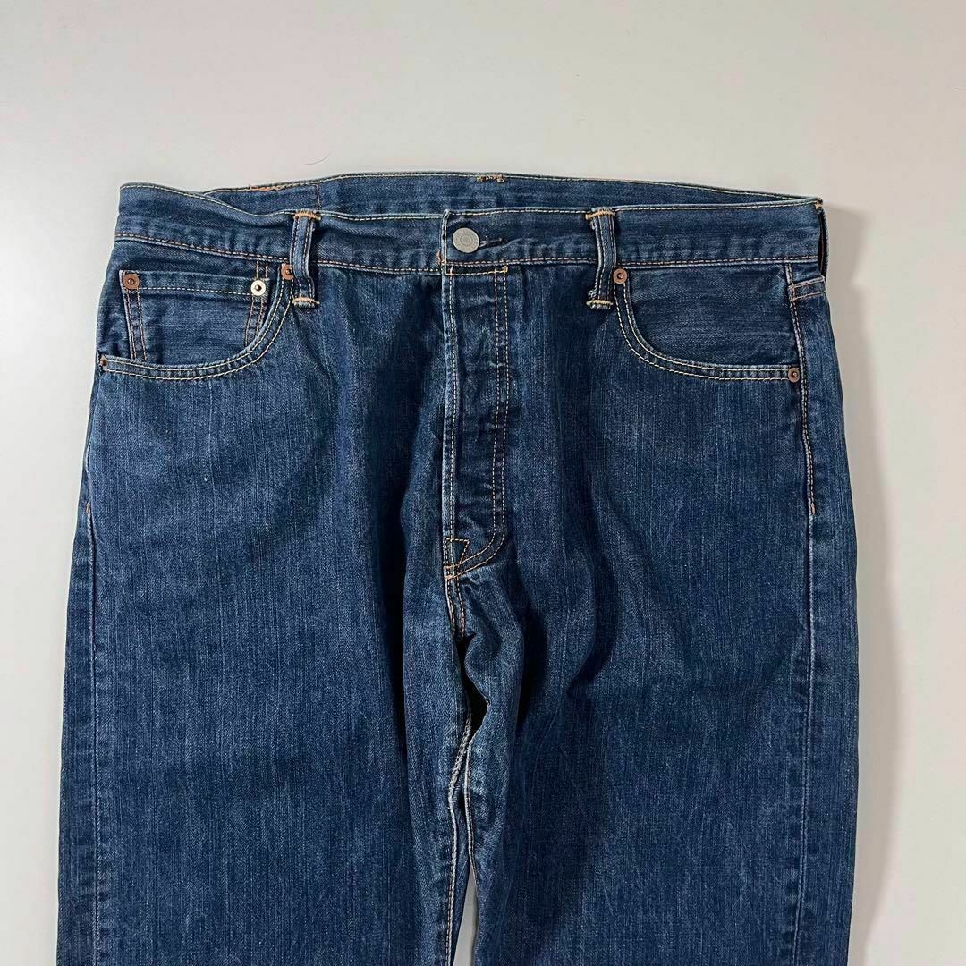 Levi's(リーバイス)の濃紺 美品 リーバイス 501 デニム w36 L36 デニム 革パッチ メンズのパンツ(デニム/ジーンズ)の商品写真