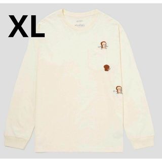 グラニフ パンどろぼう はやあしのじゅつ ロングTシャツ ユニセックス XL