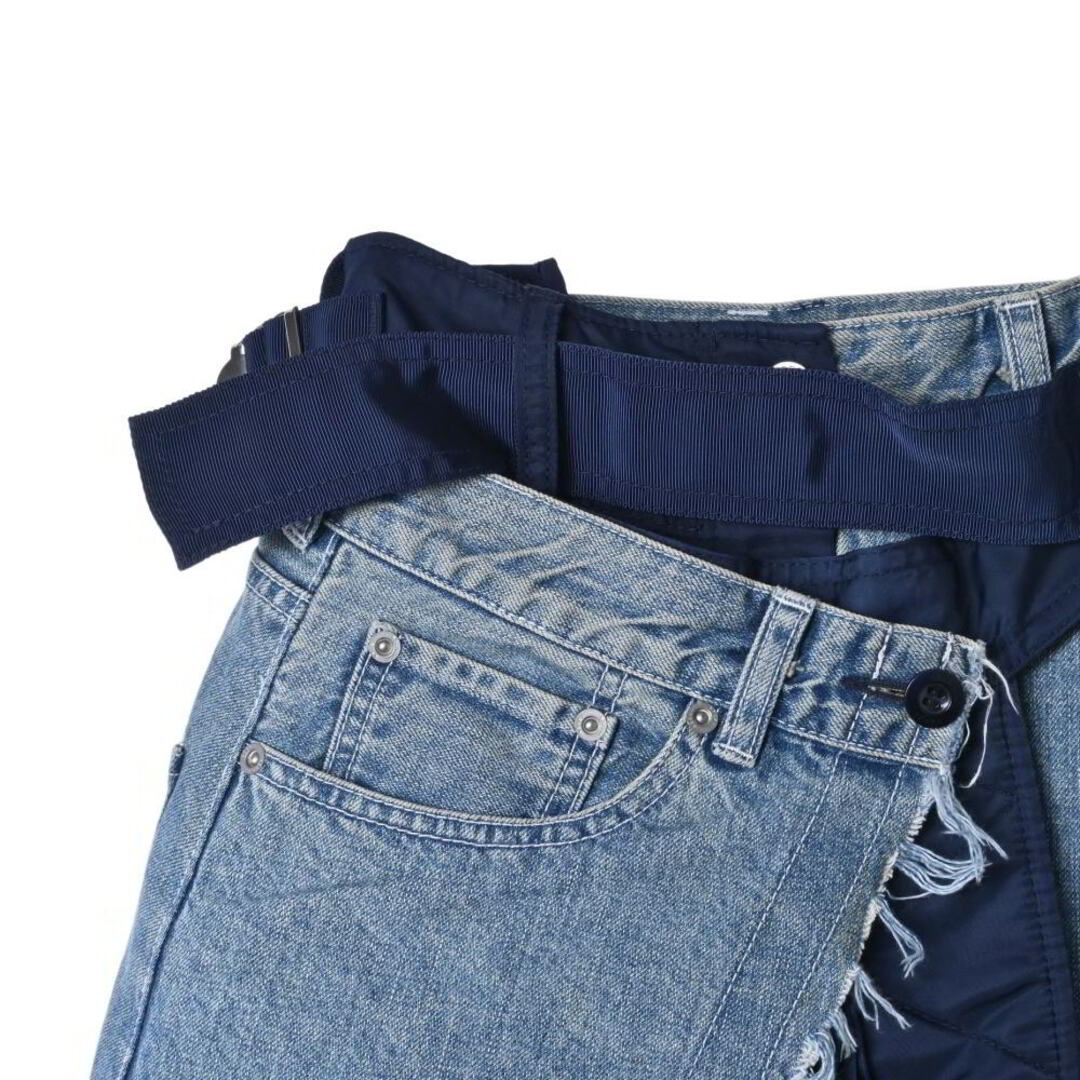 sacai - Sacai ドッキング デニムスカートの通販 by CYCLE sacai - Sacai ドッキング デニムスカートの通販 by CYCLE