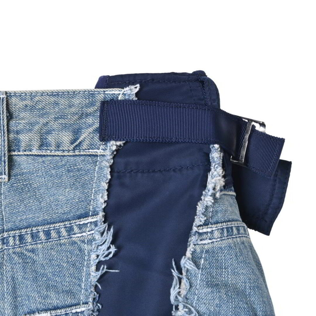 sacai - Sacai ドッキング デニムスカートの通販 by CYCLE sacai - Sacai ドッキング デニムスカートの通販 by CYCLE