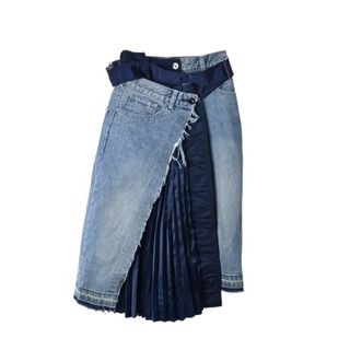 sacai - Sacai ドッキング デニムスカートの通販 by CYCLE HEARTS sacai - Sacai ドッキング デニムスカートの通販 by CYCLE HEARTS