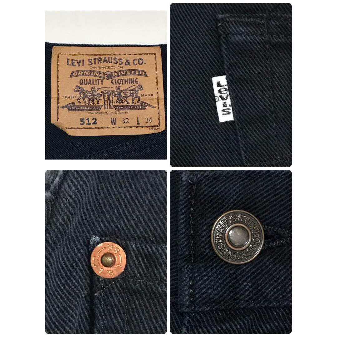 Levi's(リーバイス)の【ショート丈】リーバイス　チノハーフパンツ　ブラック　W32  A1016 メンズのパンツ(ショートパンツ)の商品写真