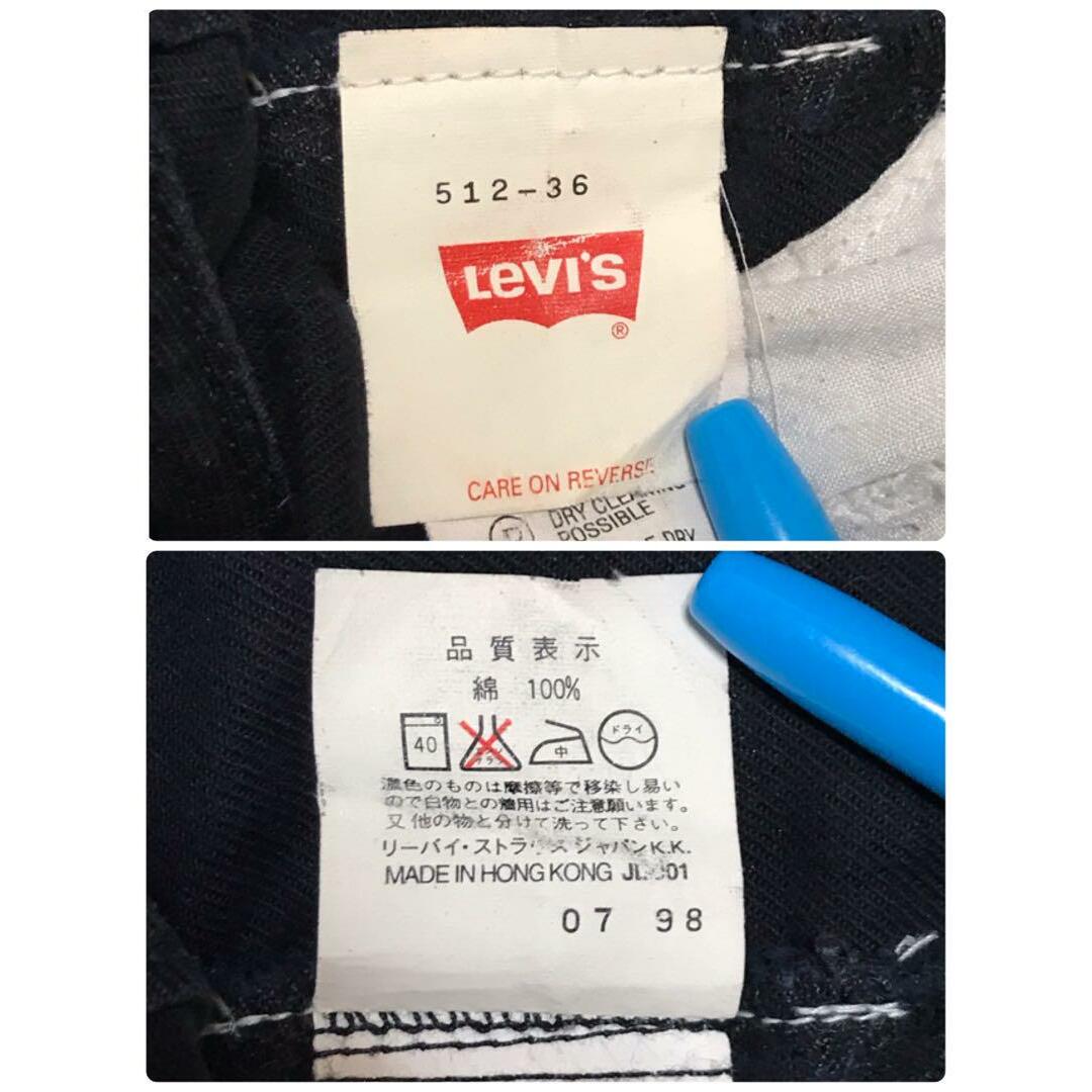 Levi's(リーバイス)の【ショート丈】リーバイス　チノハーフパンツ　ブラック　W32  A1016 メンズのパンツ(ショートパンツ)の商品写真