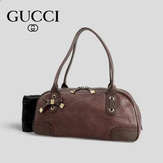 グッチ(Gucci)の■GUCCI グッチ■ シマレザー GG プリンシー ハンドバック ミニボストン(ハンドバッグ)