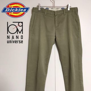 ディッキーズ(Dickies)の【希少コラボ】ディッキーズ　ナノユニバース　チノパンツ　ベージュ　A944(チノパン)