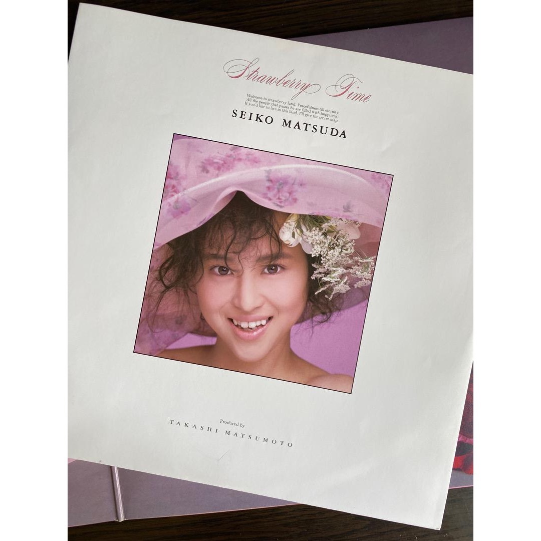 松田聖子「Strawberry Time」レコード（未検品） エンタメ/ホビーのCD(ポップス/ロック(邦楽))の商品写真