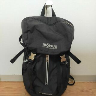 mobus - モーブス バックパック リュック 登山 大容量 メンズ ブラック PC収納