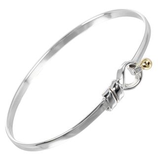 ティファニー(Tiffany & Co.)の【TIFFANY&Co.】ティファニー ラブノット シルバー925×K18ゴールド 約9.15g レディース ブレスレット(ブレスレット/バングル)