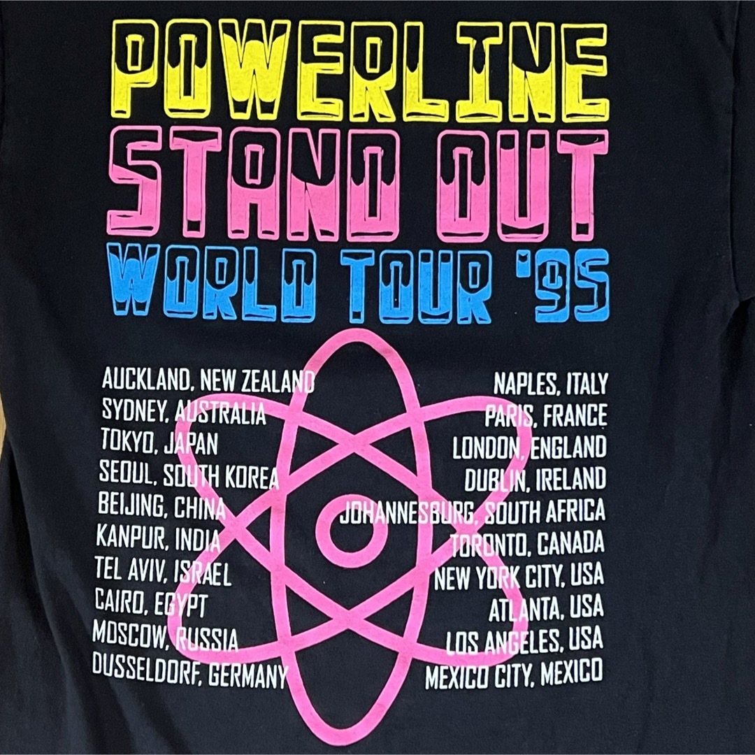 Disney(ディズニー)のPOWERLINE STAND OUT WORLD TOUR ‘95 Tシャツ メンズのトップス(Tシャツ/カットソー(半袖/袖なし))の商品写真