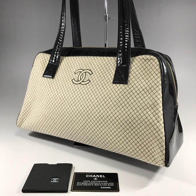 CHANEL(シャネル)の正規品‼️CHANEL シャネル  ボストンバッグ ショルダーバッグ  ZR2② レディースのバッグ(ショルダーバッグ)の商品写真