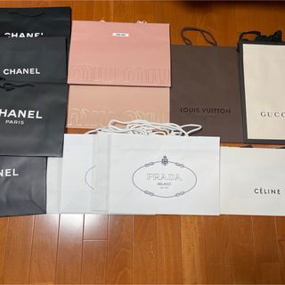 シャネル(CHANEL)の【最終値下げ】ブランド紙袋 ショッパー まとめ売り 14枚(ショップ袋)